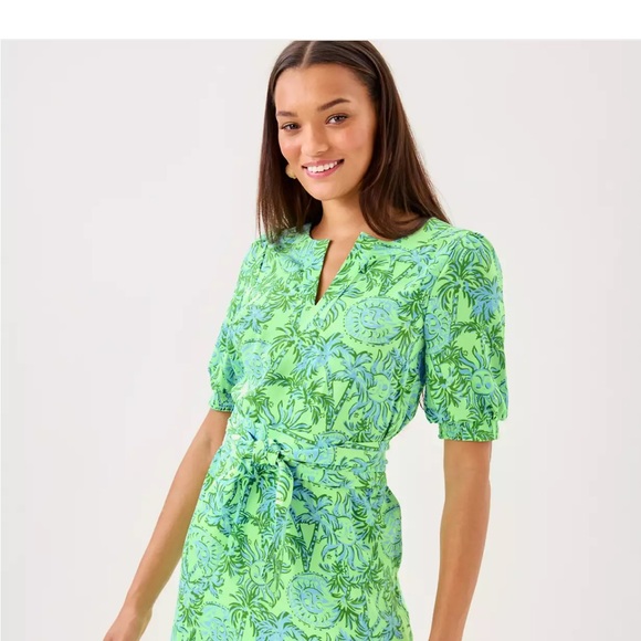 Lilly Pulitzer Olivine Short Sleeve Dress - Picture 2 of 6